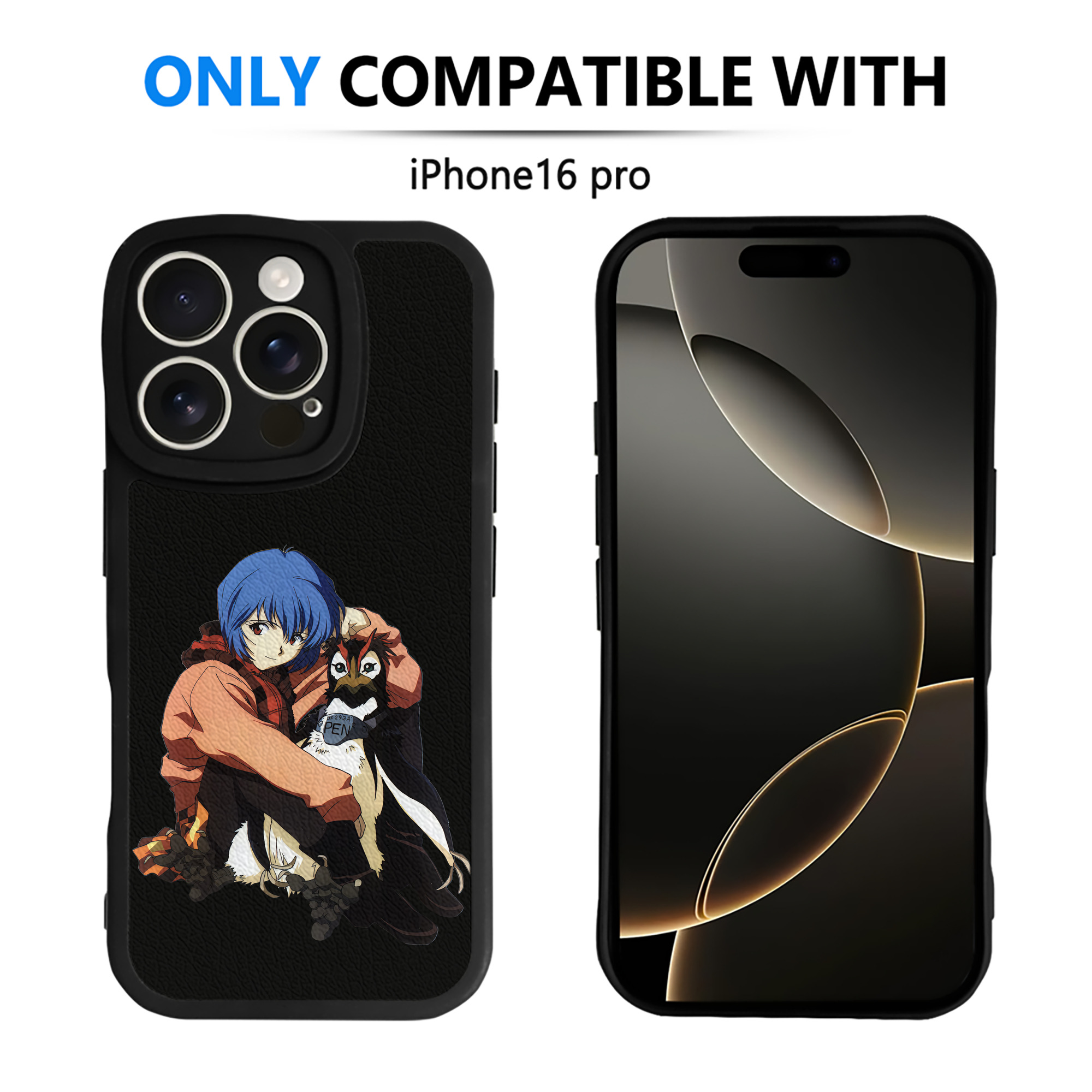 （画像用） EVA 新世紀エヴァンゲリオン 【iPhone 16シリーズ対応】シリコンスマホケース（レザー調） 材質：シリコン